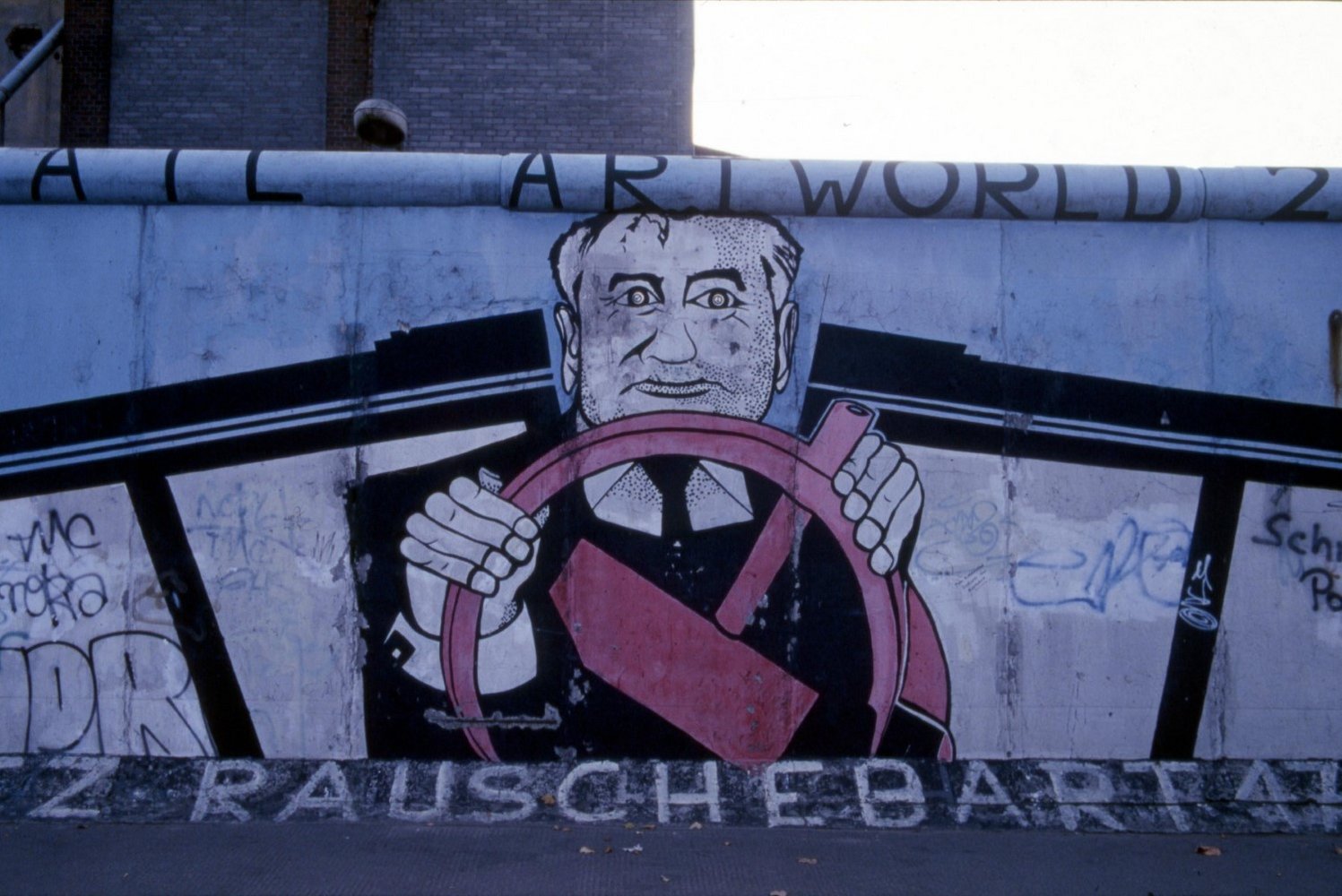 Mural "Steuermann" von Georg-Lutz Rauschebart
