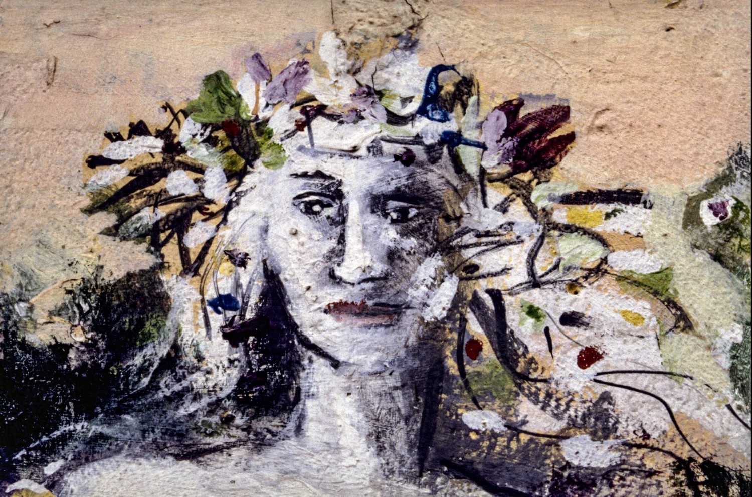 Mural "Flora geht" von Brigida Böttcher (Ausschnitt)
