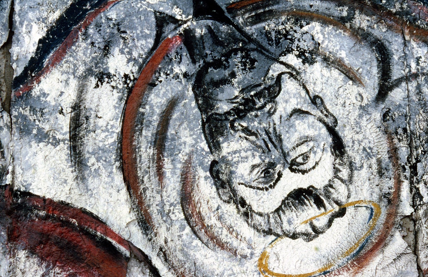 Mural "Götterdämmerung" von Gerald Kriedner (Ausschnitt)