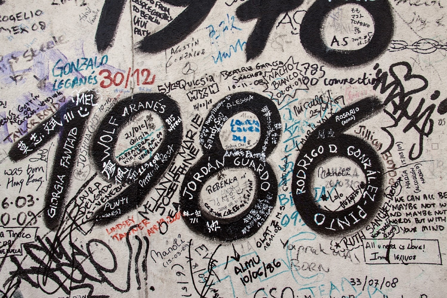 Mural "Curriculum Vitae" von Susanne Kunjappu-Jellinek (Ausschnitt)