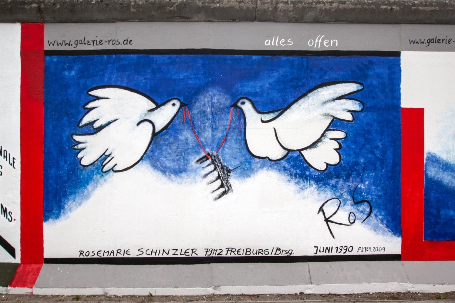 Mural "Ohne Titel" von Rosemarie Schinzler (Restaurierte Fassung)