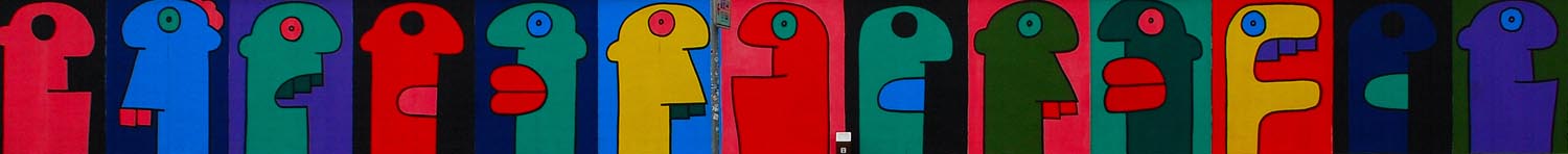 Thierry Noir - Hommage an die junge Generation Thierry Noir - Hommage an die junge Generation